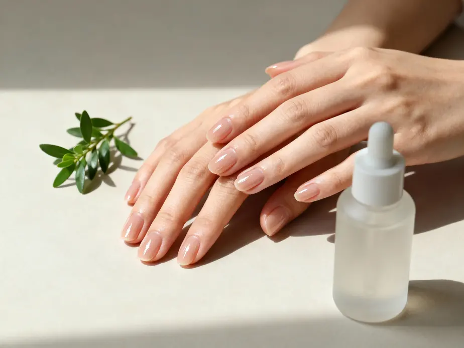 Naked nails for an elegant and natural manicure trend in 2026